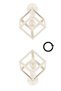 2 Pieces Cube Sconce White, Modern Wall Sconce, Decorative Wall Lighting, Living Room, Bedroom and Hallway Lighting - 4
