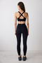 Black Back Detail Bruna Sports Bra - Saude Collection - 6