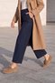 Women's Genuine Leather Lace-Up Loafer Casual Shoes with Rope Detail Mistor Tan Suede - 3