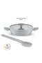 Swiss Crystal Rs Karnıyarık Pot Gray 30 cm - 6