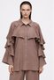 Volan Sleeved Shirt and Palazzo Set - 2