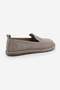 Women's Genuine Leather Loafer Masculine Hole-Look Casual Shoes Ranova Mink Suede - 6