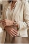 Women's Watch – Original – Rose Gold and Black Color – Crystal Glass – Gift Box and Bracelet .Hm20508. - 7