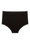 Beauty Cotton High Waist Black Slip Panties - 5