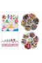 240pcs Metal Crafts Fastener Brads DIY Card Making Children Scrapbooking Embellissement Materials Ri - 5
