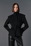 Short Cashmere Coat with Belt - 3