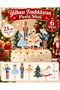 Christmas Themed Nutcracker Ballerina Toothpick Cake Decoration 6 Large Pieces - 4