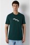 M0612274 Istanbul Printed T-Shirt Men's T-Shirt Green - 3