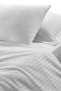 100x200 Single Cotton Satin Duvet Set (With Elastic Sheet) 83 Wire 100% Cotton White - 2