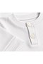 Girl's 100% Cotton Winter White Twill Collar Buttoned Long Sleeve Basic Pajama Set - 4