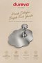 Flower Design Bathroom Set - Stainless Steel Adhesive 3-Piece Set - Towel Holder - Toilet Paper Holder - Robe Hanger - 5