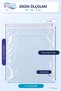 25X30+5 cm 250 Pieces Transparent Gelatin Tape Bags |   Dowry Bag Adhesive Packaging Bag - 2