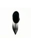 Black Genuine Leather Thin Heeled Women's Boots - 5