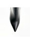 Black Genuine Leather Thin Heeled Women's Boots - 6