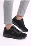 Timar Flex Foam Memory Sole Black Unisex Sports Shoes Buck4193