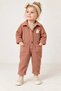 Rabbit Appliqué Corduroy Baby Romper and Striped Bodysuit 2-Piece Set Comfortable Fit 9–24 Months - 3