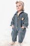 Rabbit Appliqué Corduroy Baby Romper and Striped Bodysuit 2-Piece Set Comfortable Fit 9–24 Months - 4