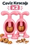 Urve Luxury Cekır Walnut Kıracak Set of 2