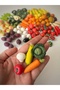 Miniature Fruit and Vegetable Toy (20 Pieces) Advantageous Set - 3