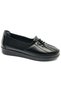 Berfilla Dr.Tavsiyeli 100% Leather Mother's Women's Ballerina Shoes BLACK - 3