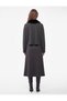 Long-Sleeve Faux Fur-Collar Knit Cardigan - 3