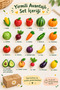 Miniature Fruit and Vegetable Toy (20 Pieces) Advantageous Set - 4