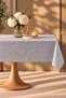 Liquid-Proof Oilcloth Gray Tablecloth |   Stain-Resistant, Easy-To-Clean Pvc Tablecloth
