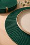 Christmas Green Color Plate Set / 6 Pieces Plates / Modern American Serving, Stylish Presentation Plate / Dinnerware (32cm) - 3