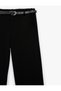 Belted Fleto Pocketed Crepe Scuba Trousers - 5