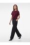 Ornamented Button Short Sleeve Crew Neck T-Shirt - 3