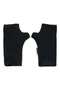 Unisex Wristie Fingerless Polar Fleece Gloves Cobalt Gray - 2