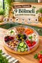 100% Bamboo Based 9-Compartment Transparent Breakfast & Snack Presentation Tray – Multi-Purpose Serving Organizer with Lid