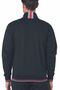 7125 Men's Long Sleeve Stand Collar Tracksuit Set-Black - 3