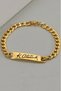 K. Ataturk Signed Unisex Women's Men's Stainless Steel Bracelet Scb90