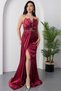 Satin Strapless Evening Dress - 13455 - 7