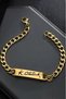 K. Ataturk Signed Unisex Women's Men's Stainless Steel Bracelet Scb90 - 4