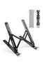 Adjustable Aluminium Laptop Stand, 7-Level Foldable Portable Notebook Holder for MacBook, HP, Dell and Other Laptops