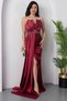 Satin Strapless Evening Dress - 13455 - 4
