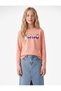 Cotton Crew Neck Cat Printed Long Sleeve T-Shirt - 2