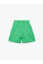 Lemon Printed Cotton Shorts with Elastic Waistband - 2