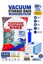 Vacuum Storage Bags with Hand Pump – Reusable Space Saving Compression Bag Set