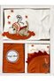 Dinosaur Süzene Embroidered Cotton Newborn Outfit 5-Piece Hospital Release Bodysuit - 4