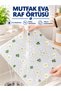 Yellow Daisy Gonca Leaf Design Non-Slip Shelf Liner Roll - Drawer Mat for Kitchen, Refrigerator & Cabinets. - 4