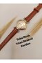 Brand Roman Numeral Oval Case Minimal Wristwatch - 2