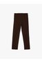 Cotton Fleece-Lined Pants Look Sweatpants with Tie-Up Waist