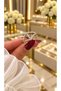 Design Zircon Stone Adjustable Stainless Steel Ring - 2