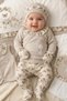Baby Girl 0-3 Months Flowered Rabbit Set of 10 100% Organic Cotton