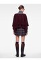 Knit Poncho Cape Sweater, Boat Neck, 3/4 Batwing Sleeve, Crop - 4