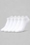 5-Piece White Children's Cotton Seamless Flexible Bootie Socks - Premium - 7