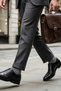 3-Piece Gray Men's Business Bamboo Seamless Flexible Double Layer Winter Socks - Premium - 5